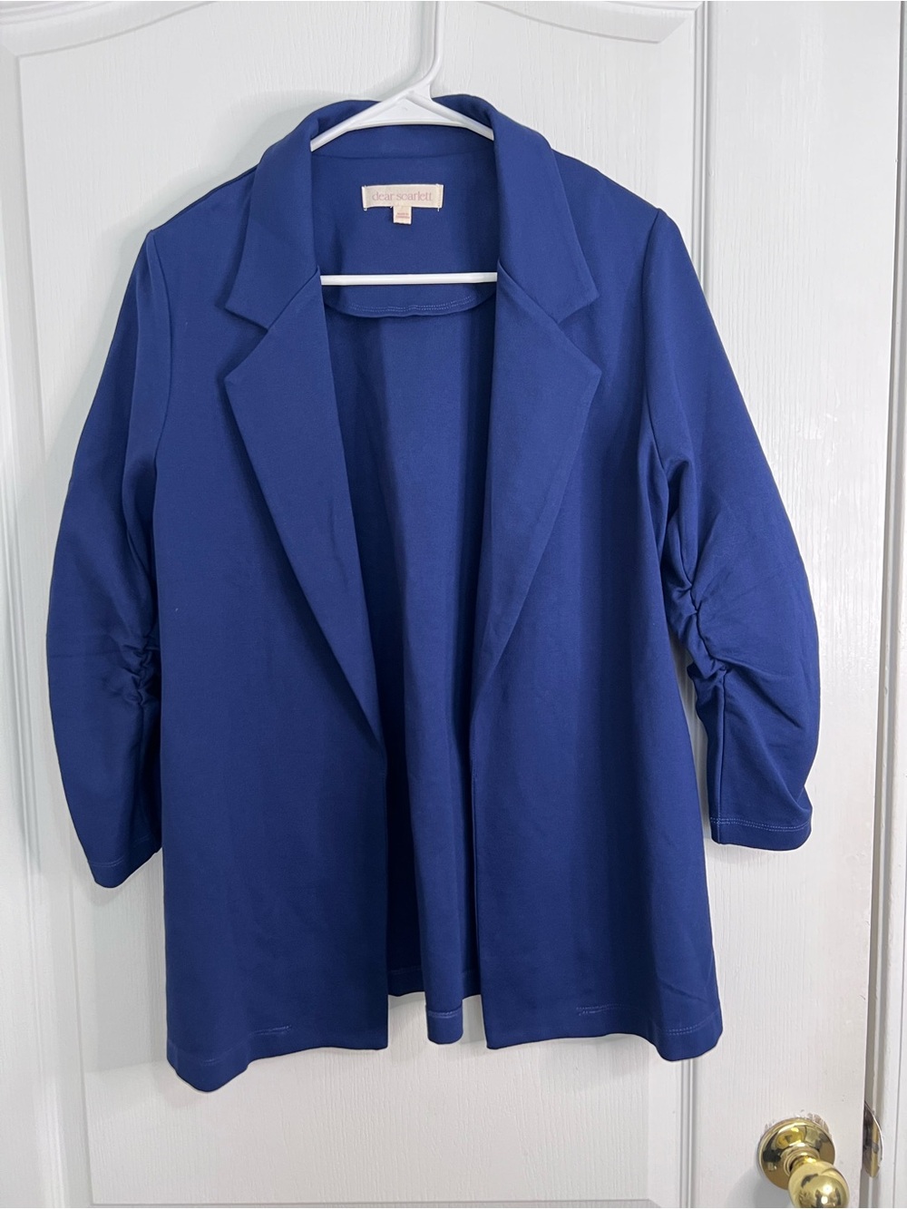 Scarlett Women's Open-Front Blue Blazer Jacket size M - Picture 3 of 15
